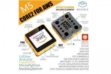 m5stack M5STACK M5Stack Core2 ESP32 IoT Development Kit for AWS IoT EduKit, M5STACK K010-AWS