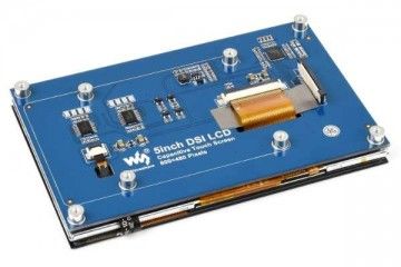 lcd WAVESHARE 5inch Capacitive Touch Display for Raspberry Pi, DSI Interface, 800×480, Waveshare 18396