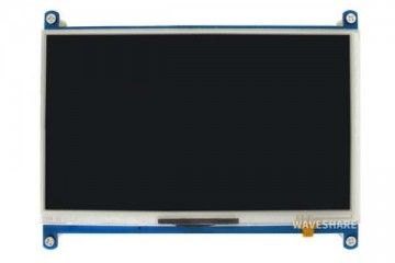 lcd WAVESHARE 7inch Resistive Touch Screen LCD, 1024×600, HDMI, IPS, Various Systems Support, Waveshare 12104