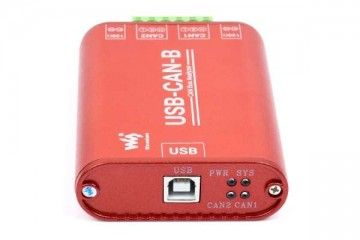  WAVESHARE USB to CAN Adapter, Dual-Channel CAN Analyzer, Industrial Isolation, Waveshare 22773