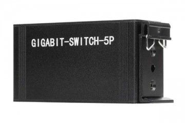  WAVESHARE Industrial 5P Gigabit Ethernet Switch, Full-Duplex 10/100/1000M, DIN Rail Mount, Waveshare 21975