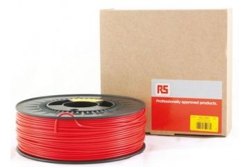 dodatki RS PRO 2.85mm 3D Printer Filament Red, 1kg ABS, 832-0365