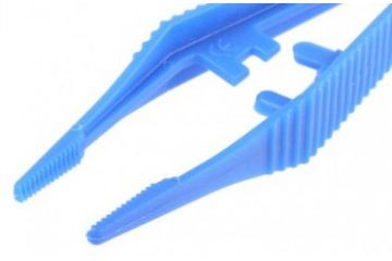 tweezers KNIPEX 130 mm Anti-Magnetic Plastic Serrated; Trapezoidal Tweezers, Knipex, 92 69 84