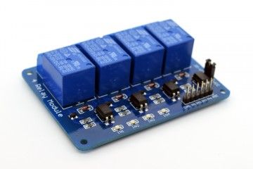 breakout boards  ADEEPT 5V 4 Channel Relay Module with Optocoupler, Adeept, ADM010