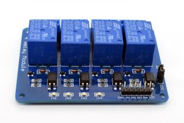 breakout boards  ADEEPT 5V 4 Channel Relay Module with Optocoupler, Adeept, ADM010