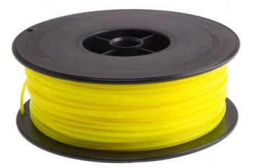 dodatki RS PRO 1.75mm Fluorescent Yellow PLA 3D Printer Filament, 300g, RS PRO, 832-0447