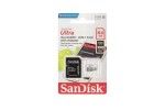 sd kartice SANDISK SDXC SANDISK MICRO 64GB ULTRA, 100MB/s, UHS-I, C10, adapter, Sandisk SDSQUNR-064G-GN3MA