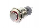  SEEED STUDIO 16mm Momentary Metal Illuminated Push Button - Red LED, seed: 311050019